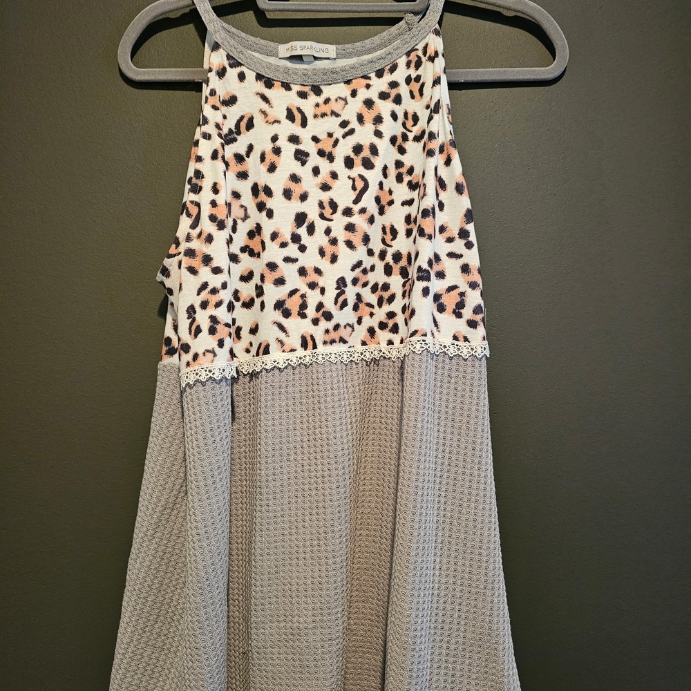 Stylish Leopard Print Kids Dress